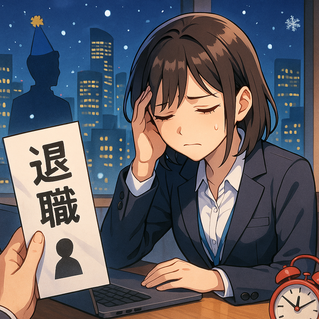 仕事つらい12月、名駅5丁目で考える退職代行の一歩