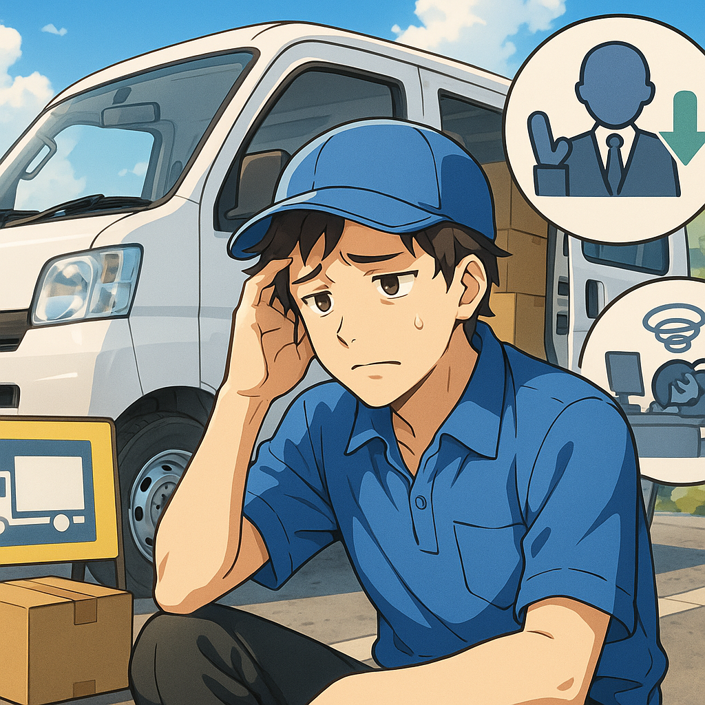 軽貨物の配送ドライバーが退職したいと感じた時の3つの選択肢