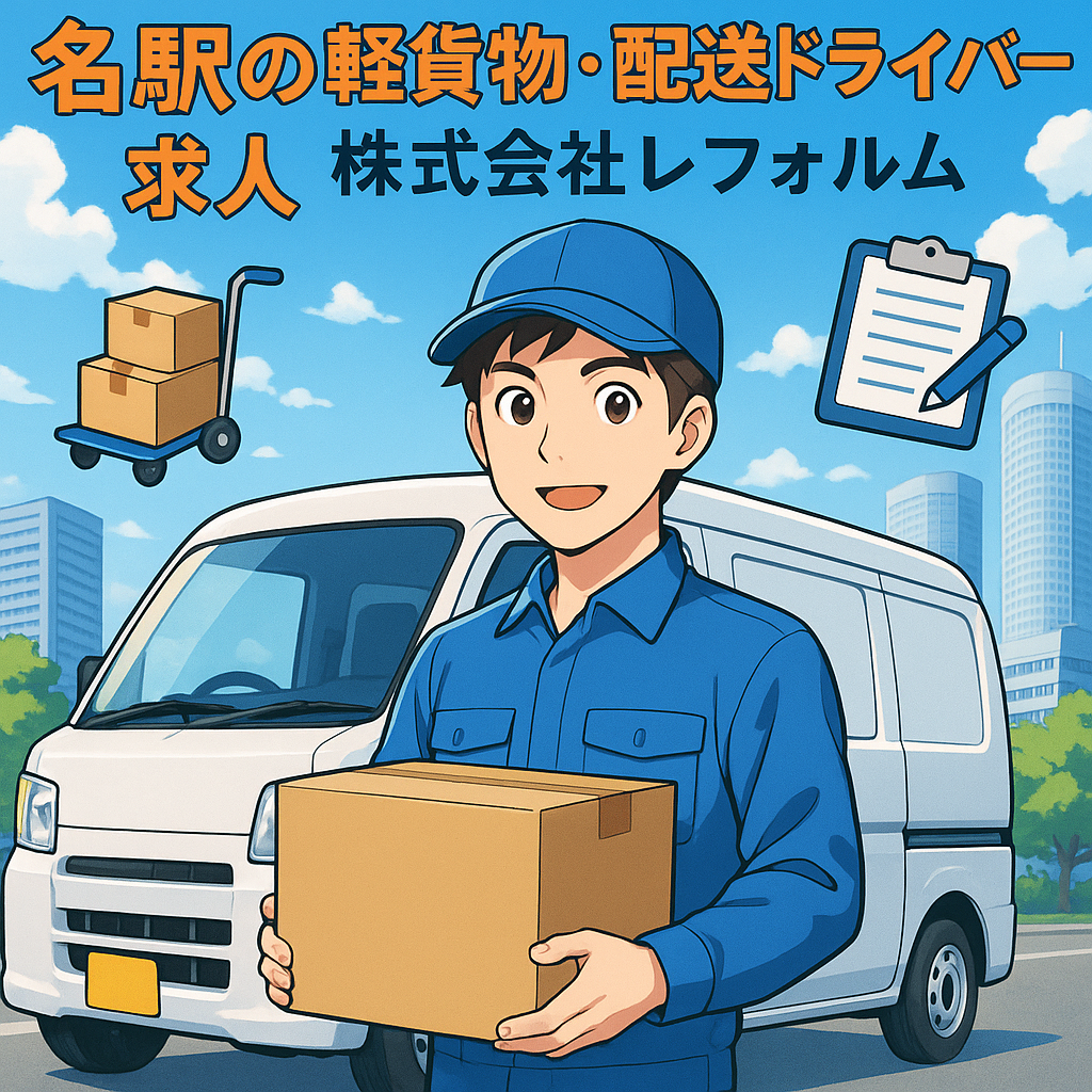 名駅の軽貨物・配送ドライバー求人｜株式会社レフォルム