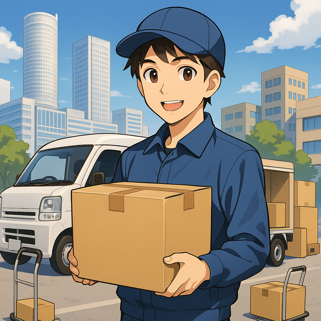 名駅5丁目で軽貨物・配送ドライバー｜1月スタートの配送求人