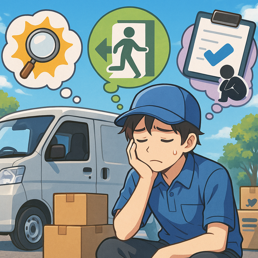 軽貨物の配送ドライバーが退職したいと感じた時の3つの選択肢