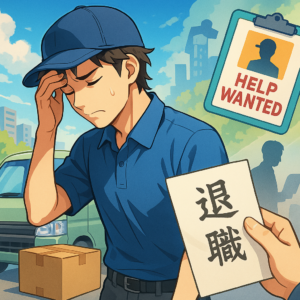軽貨物の配送ドライバーが退職したい時の3ステップと注意点