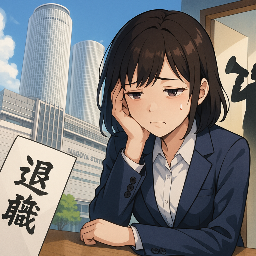 名古屋駅そばで考える退職代行：仕事つらい時に退職したい人へ