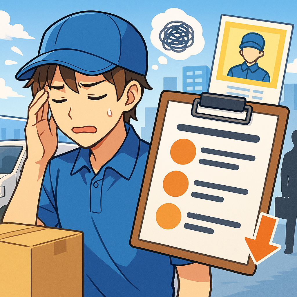 軽貨物の配送ドライバーが退職したい時の3つの選択肢と「退職代行」注意点