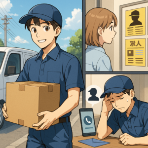 軽貨物配送ドライバーの現場と退職代行の使いどき3場面