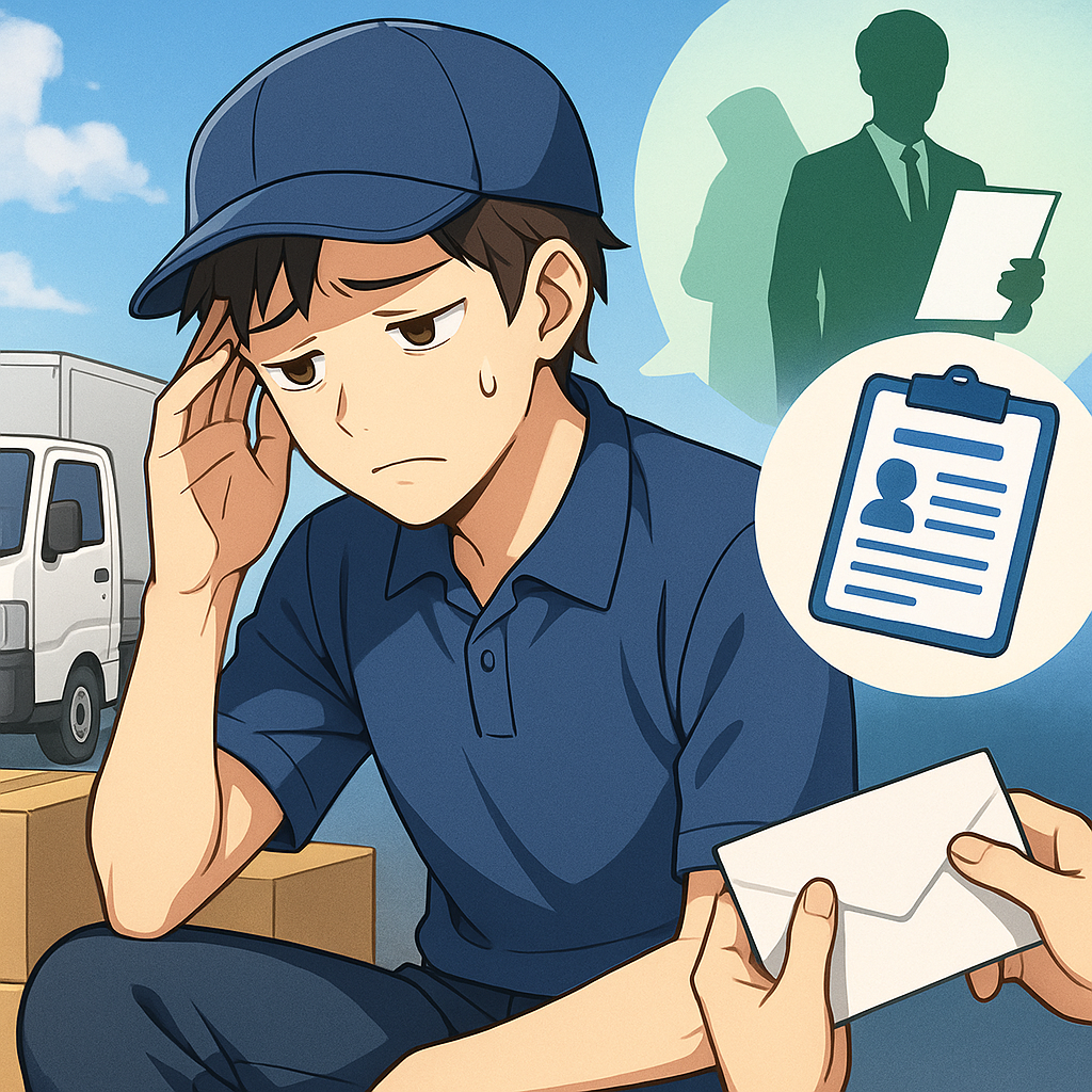 軽貨物・配送ドライバーの退職したいサイン3つと退職代行