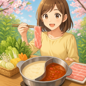 すかいらーく『しゃぶ葉』二色鍋と野菜バー、春の楽しみ方